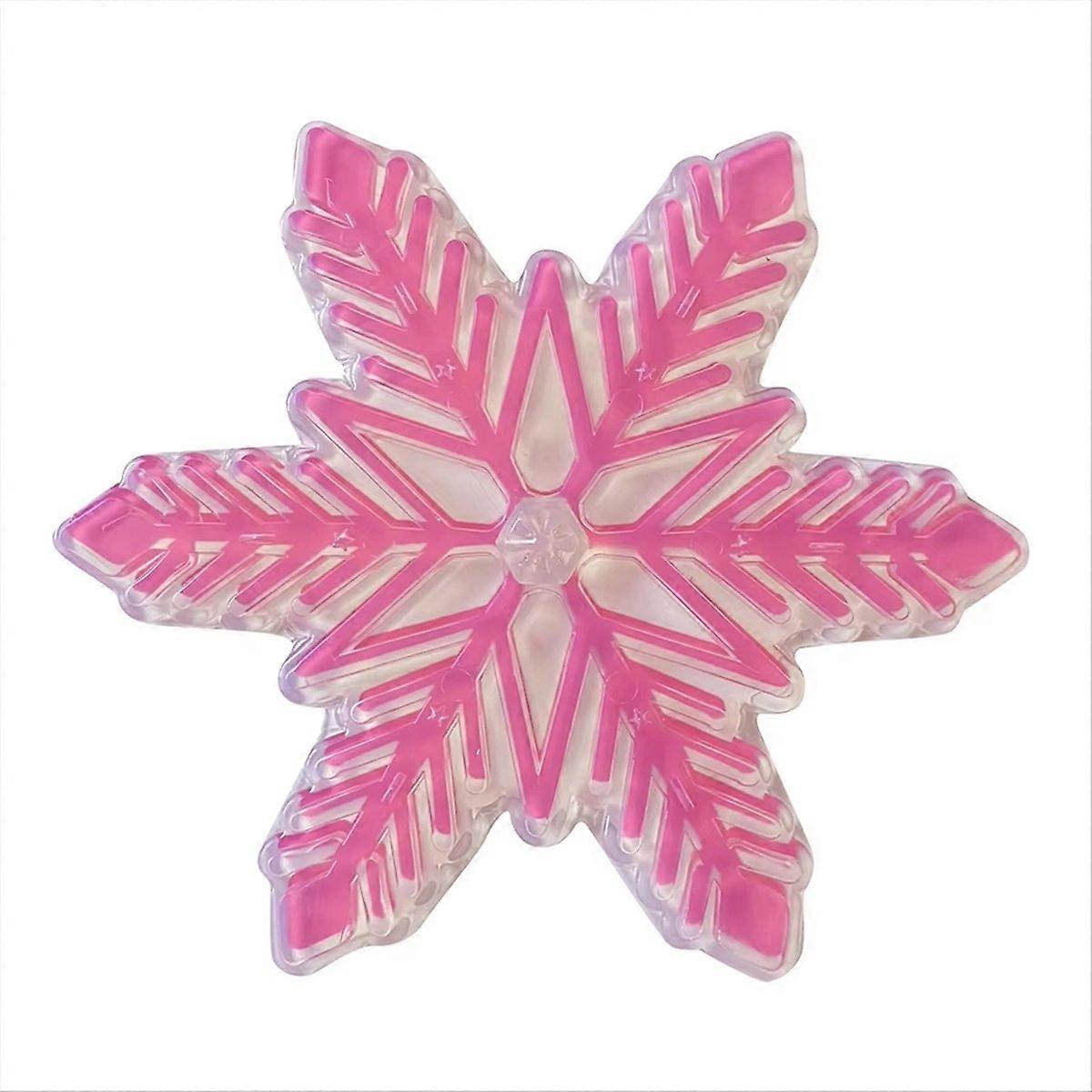 DIY Snowboard Stomp Pads Snowboard Mat Snowflake Shape Pink