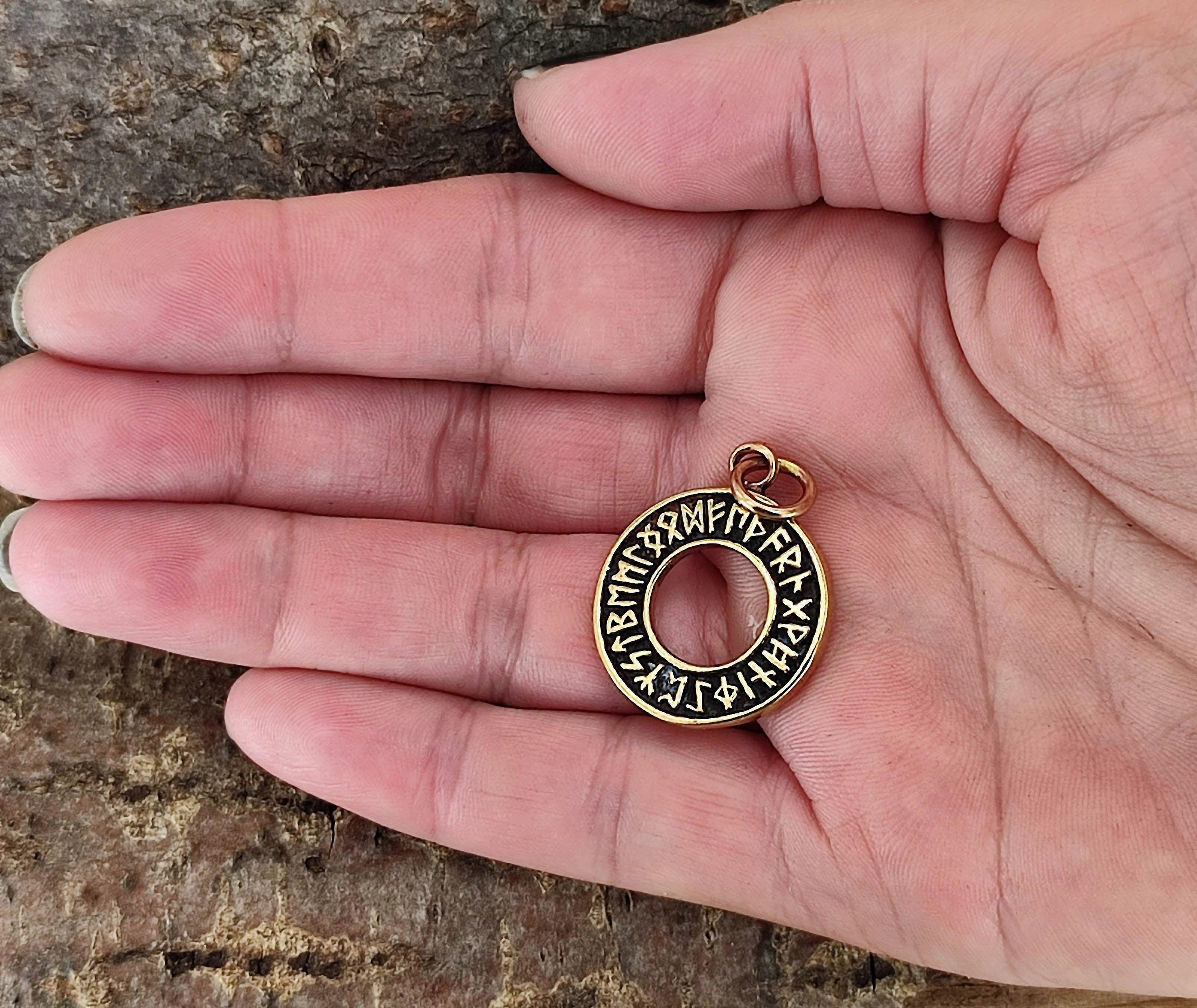 Pendant 53 Runic Circle - Bronze