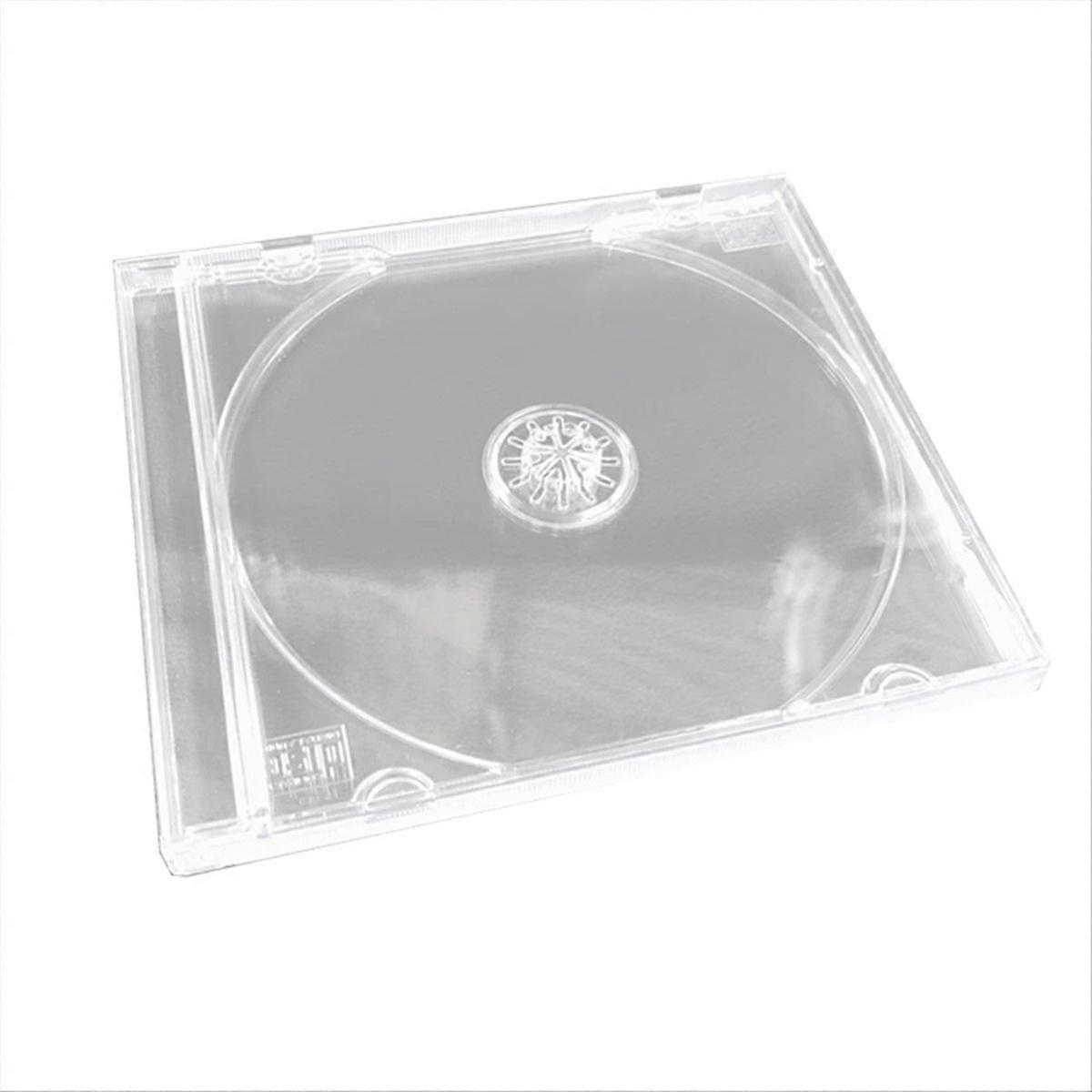 Transparent Plastic CD/DVD Case for Media Protection