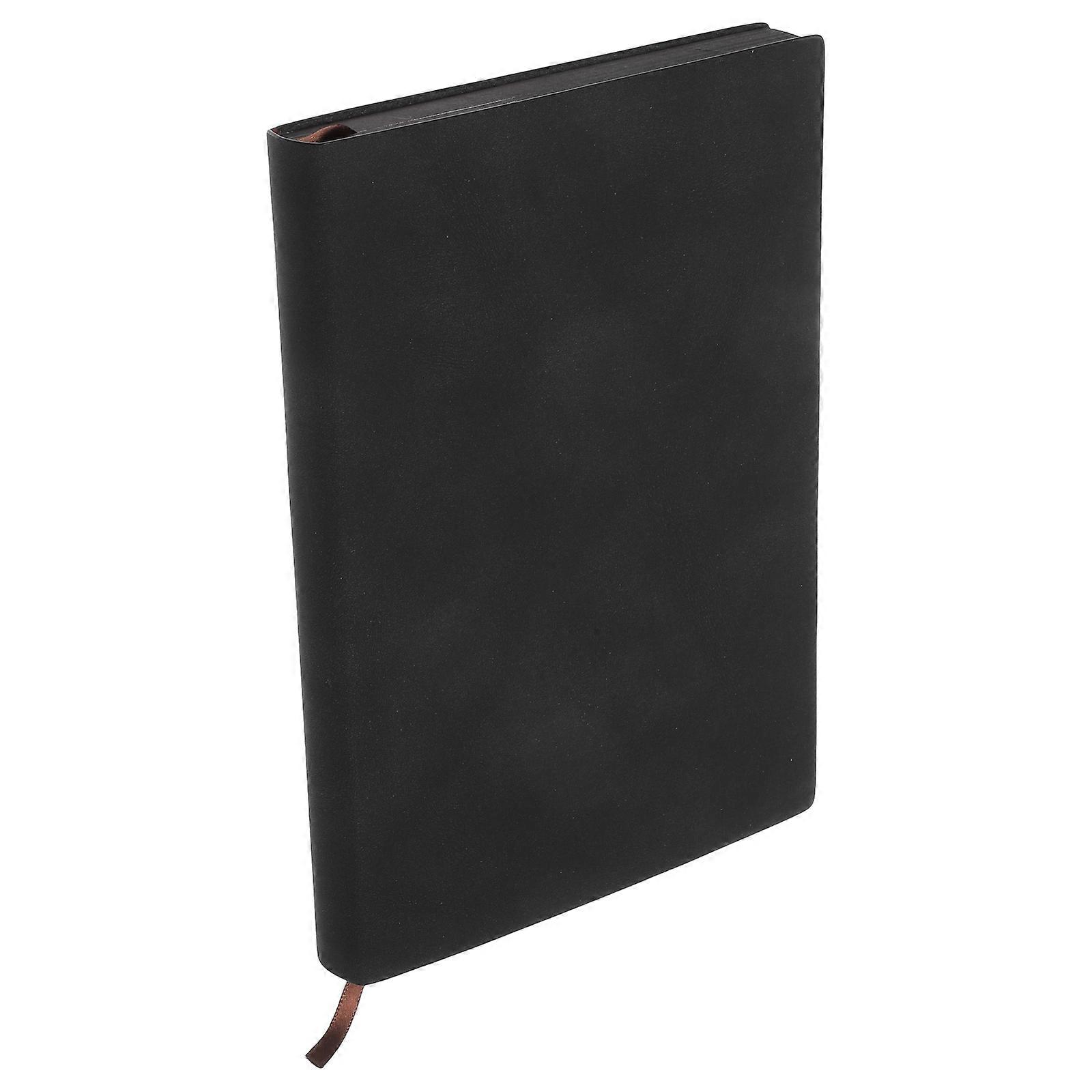 Black Vintage A5 Notebook for Writing and Sketching 2Pcs Blank Journal