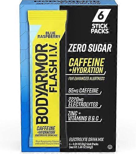 Bodyarmor Flash I.V. Caffeine + Hydration Zero Sugar Blue Raspberry