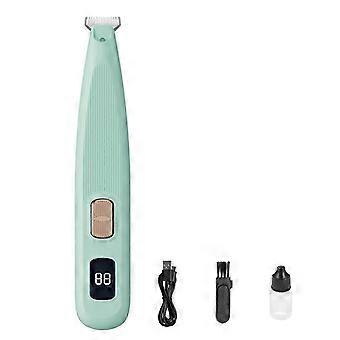 Ultrastille draadloze hondenpoottrimmer - LED-verlichte trimmer voor het trimmen van poten, ogen, oren en gezicht, USB-oplaadbaar, voor kleine honden en katten