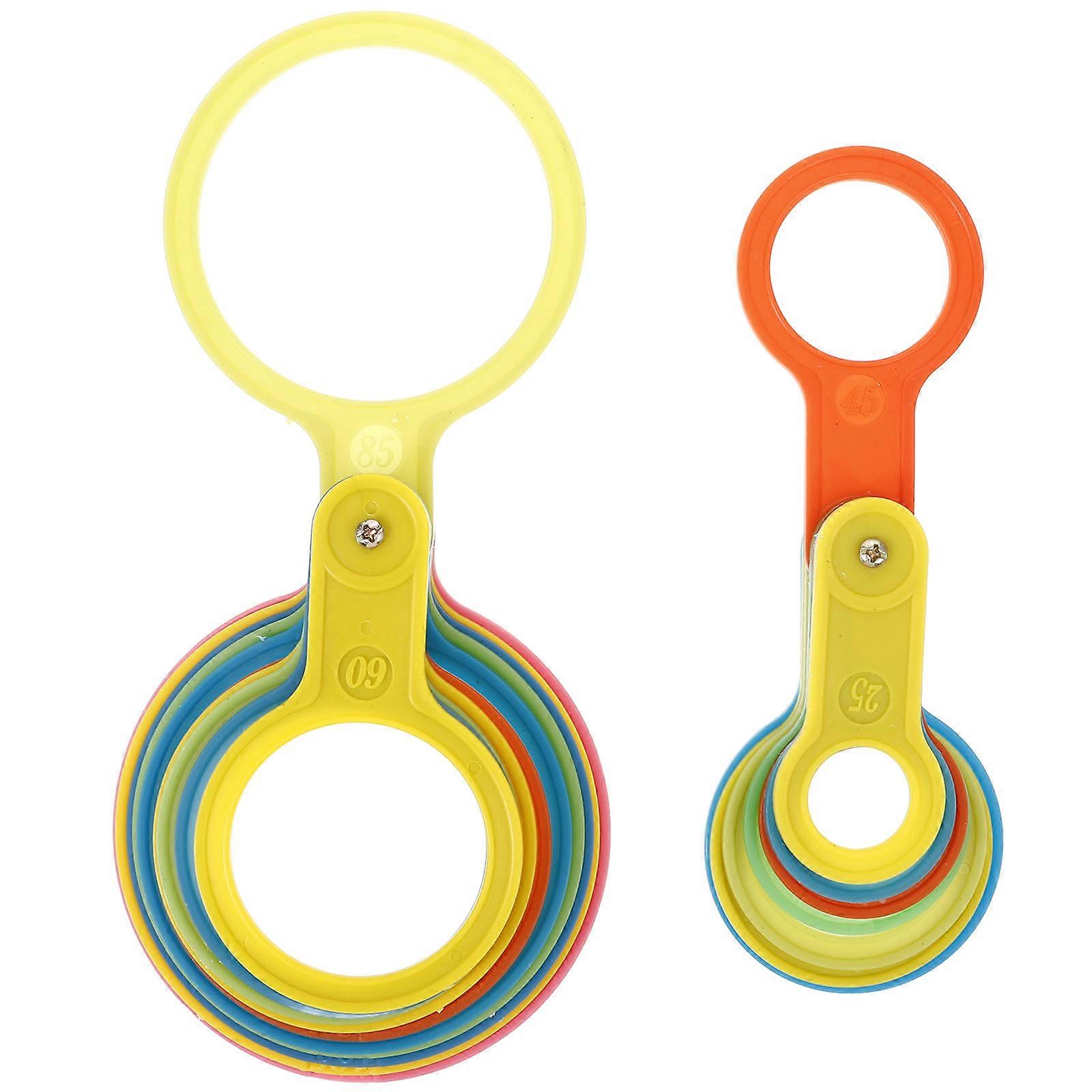 Fruit Measuring Circle Handy Fruit Gauge for Measuring Use 4Sets