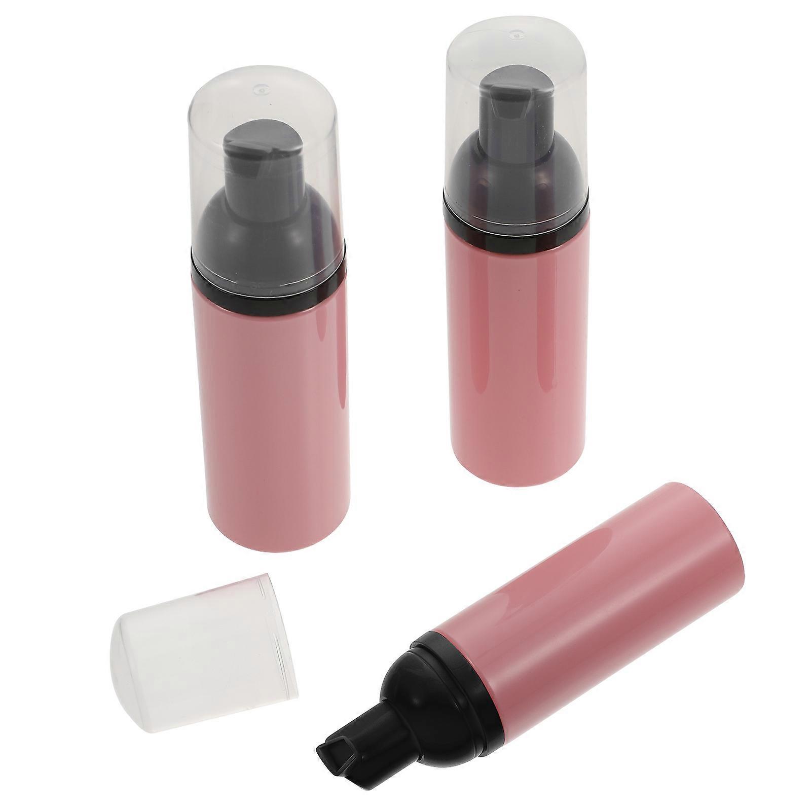 3Pcs Press Type Foaming Bottle Mousse Bubble Bottle Empty Lotion Bottle