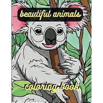 Livre de coloriage d'animaux magnifiques : animaux mignons et majestueux à colorier