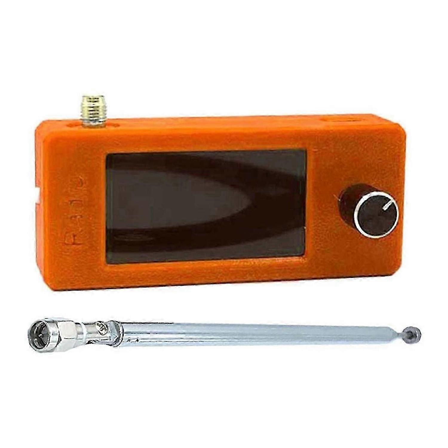 Rádio portátil com tela IPS de 1,9 polegadas, mini rádio de bolso com antena XKS