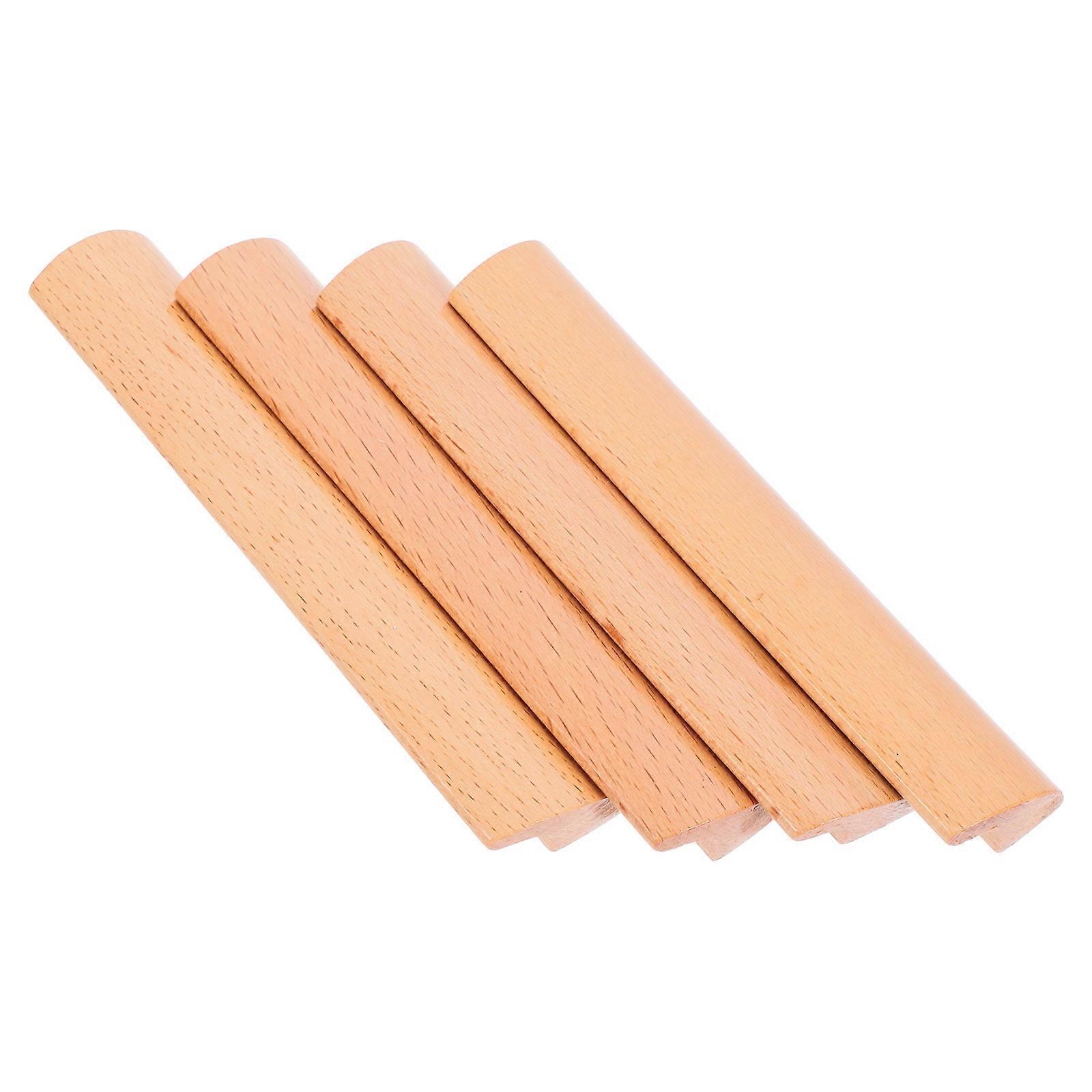 Wood Drawer Pulls for Cabinets Offering Versatile Design 4Pcs Pack