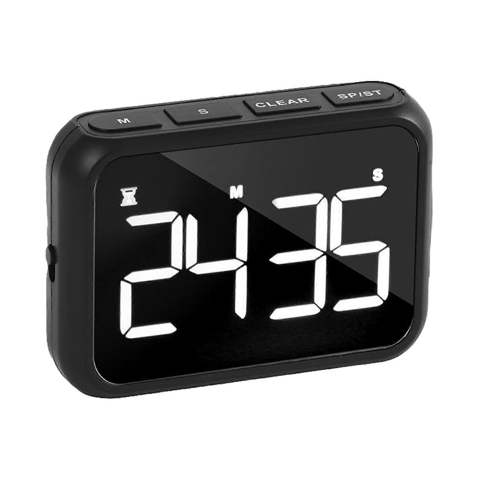 Kitchen Baking Timer with Clear LED Display and Magnetic Attachment