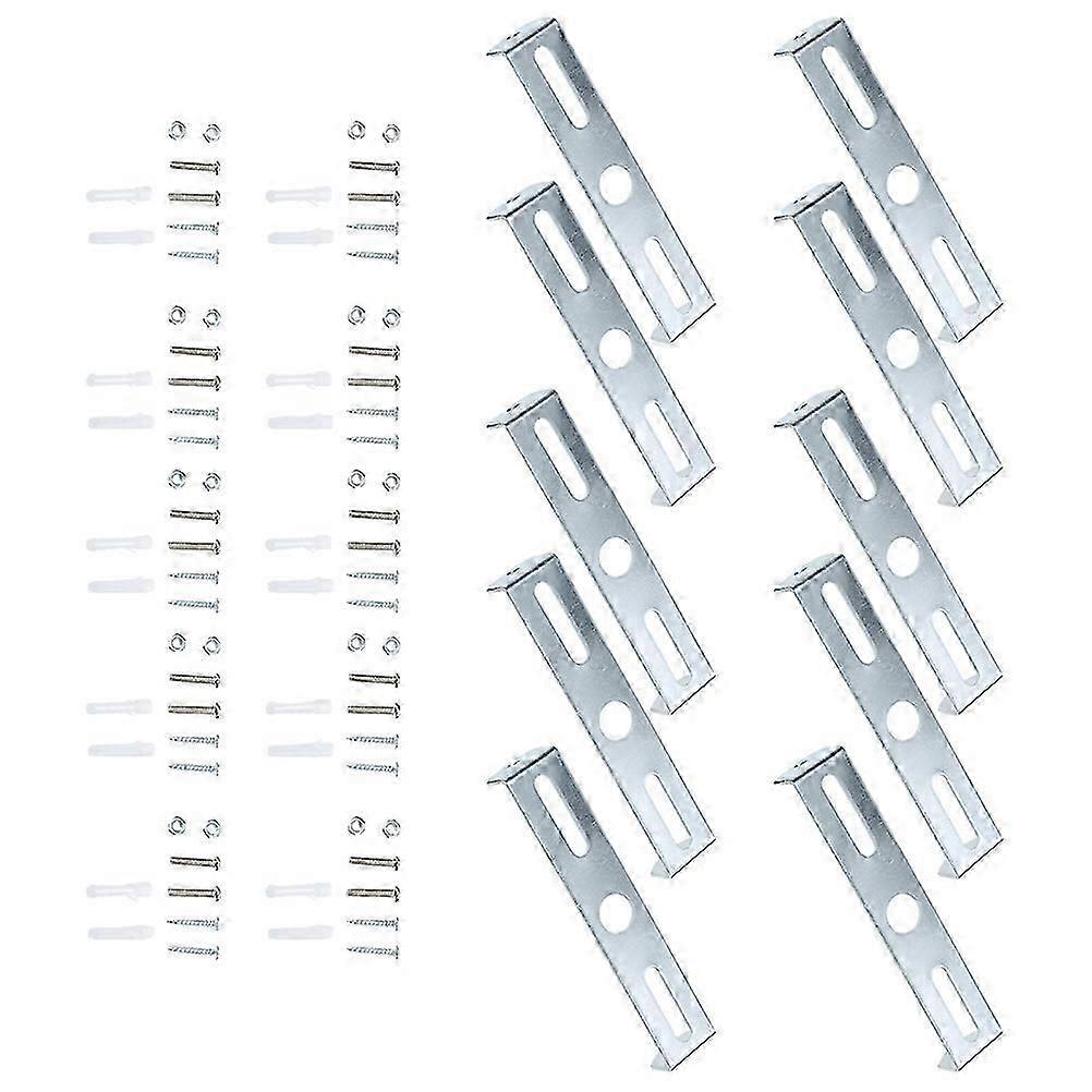 30Pcs Light Fixture Mounting Bracket for Ceiling Light in Silver