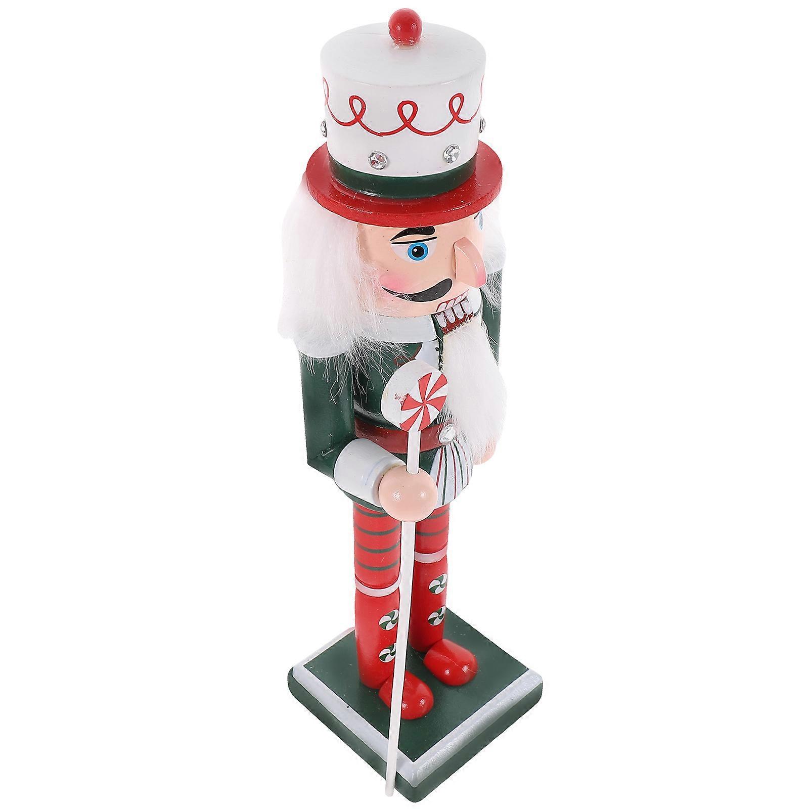 Christmas Desktop Nutcracker Figure Nutcracker Figurine Xmas Nutcracker Statue