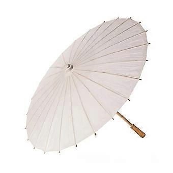 White Oil Paper Umbrella - For Hand Painting & Calligraphy - For Party Favor