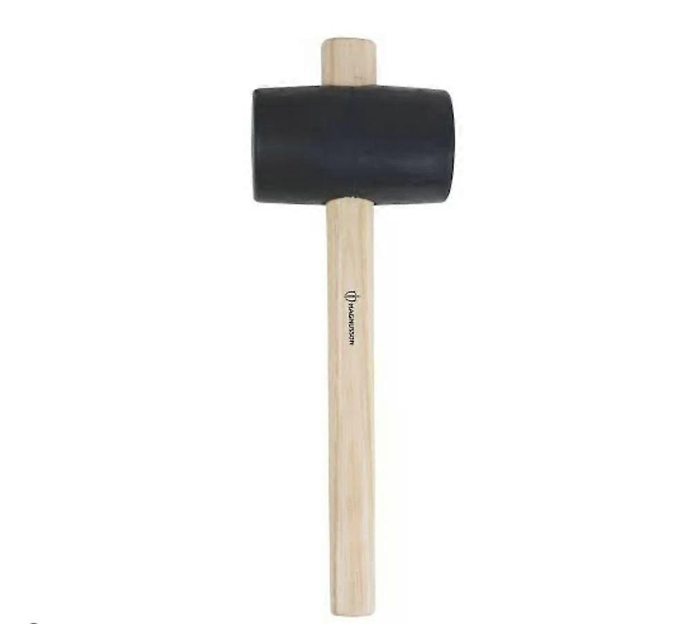 24Oz black rubber mallet