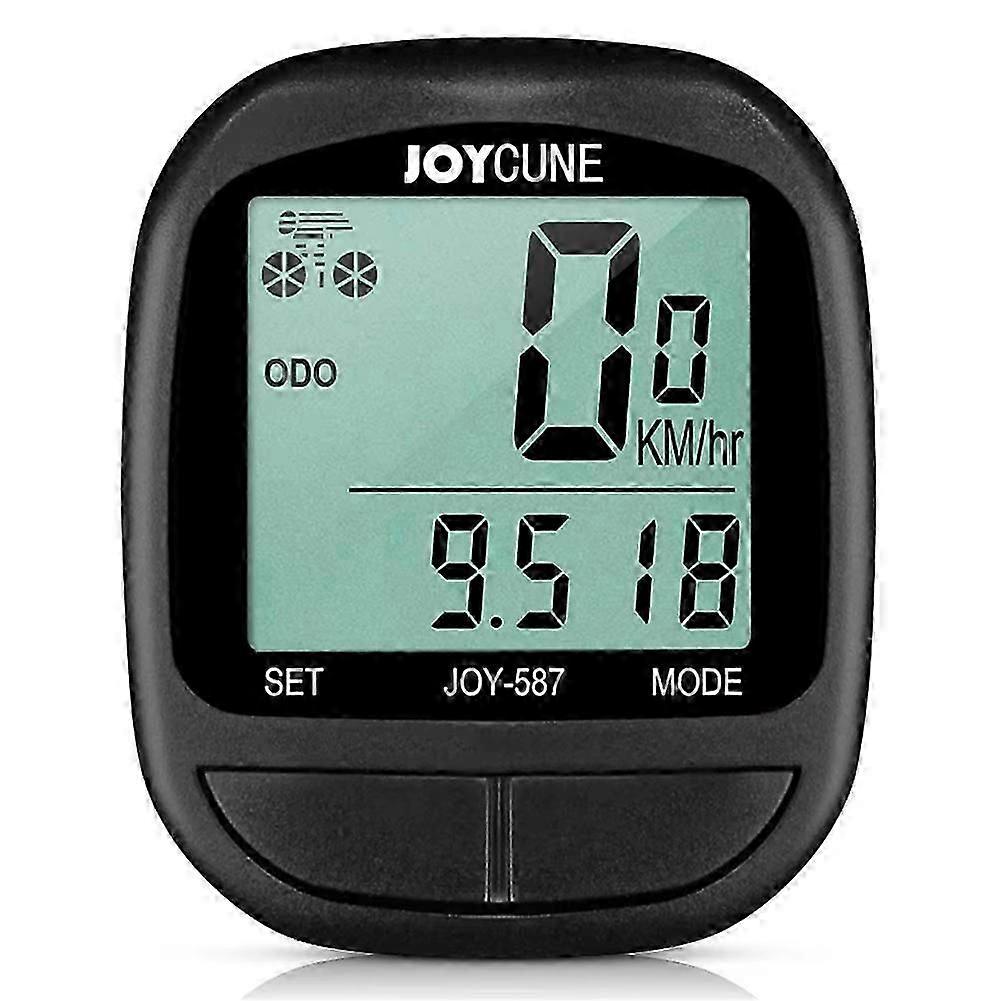 Bike Computer Bicycle Waterproof Wired Speedometer Odometer Stopwatch