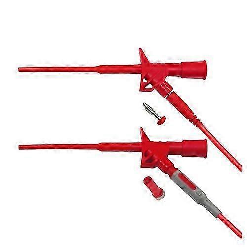 4mm Full Insulation Quick Test Clip Hook, Flexible Probe for High-Voltage Differential Professional Electrical Testing