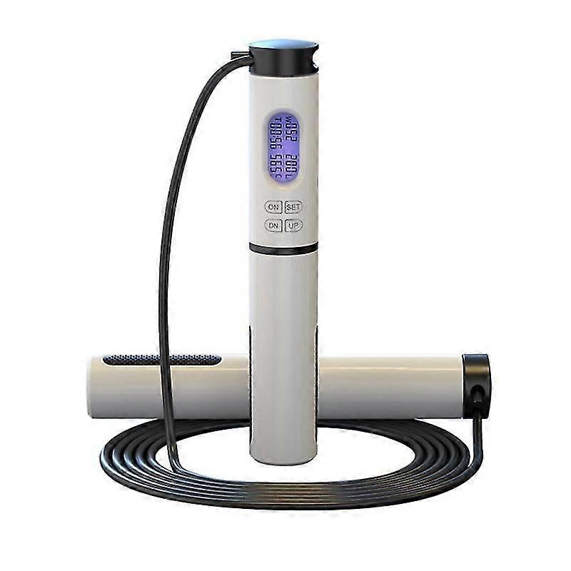 Jump Rope Electronic Counting Skipping Rope Count Function Cordless Long Ropec p
