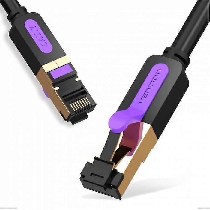 Cat 7 SSTP Patch Cable Black 0.5m