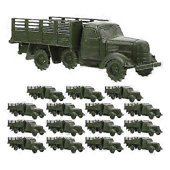 Militär-LKW-Modelle, Mini-Armee-LKW zum Spielen, 16 realistische Spielzeugfahrzeuge