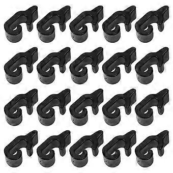 20pcs Katzenkäfig Türschnalle: Drahtkäfig Clips - Zaunschloss Druckknopf - abnehmbare Verbindungsklemme für Hund Katze Vogel Kleintiere