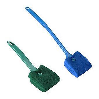 Fish Tank Cleaning Brush Aquarium Algae Scrubber for Easy Cleaning 2Pcs