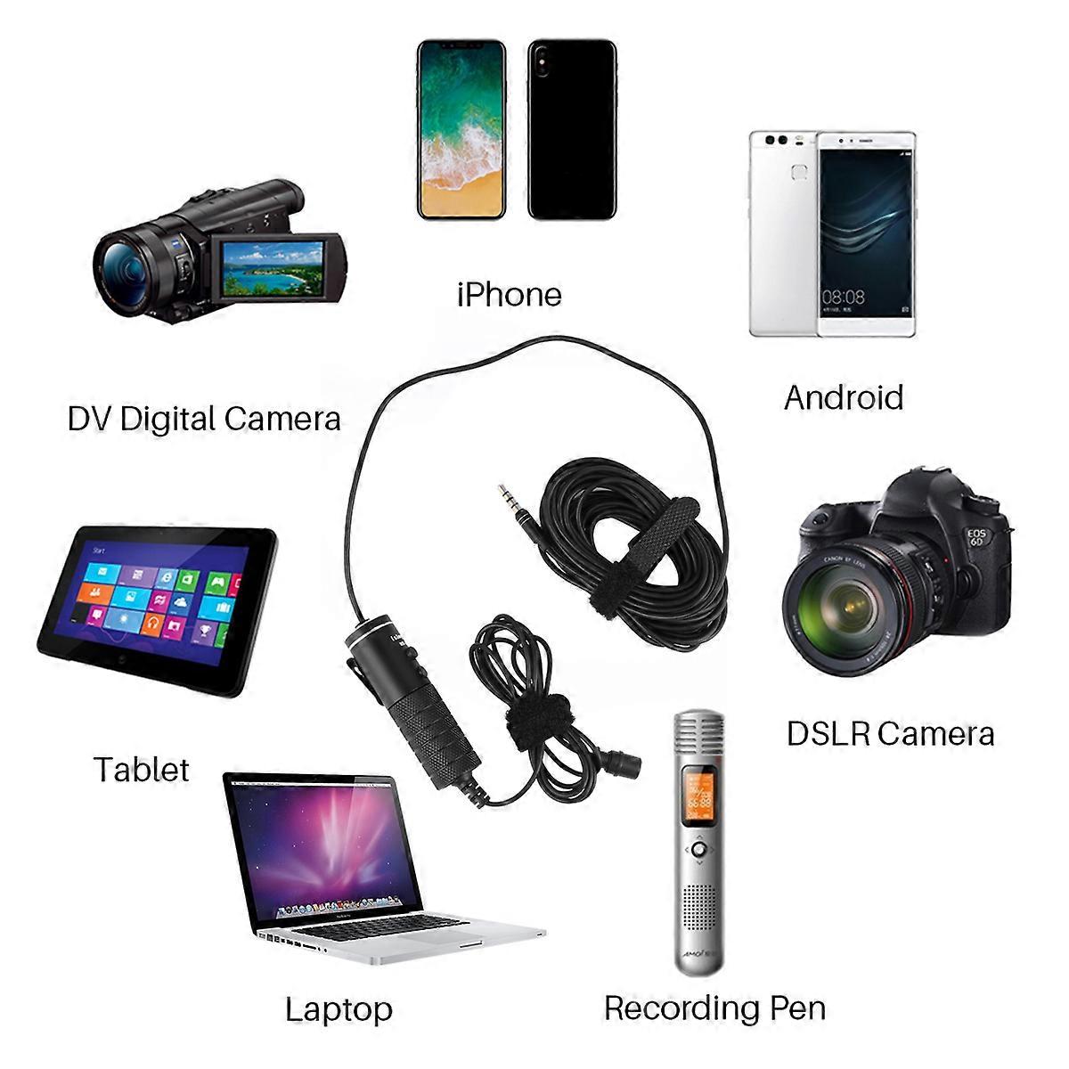 1Pc Professional Mini Microphone Small Wired Condenser Microphone