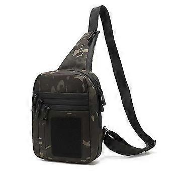 Multifunctional Bag Single Shoulder Crossbody Bag compatible with Traveling Outdoors Waterproof and Wear- Camouflage