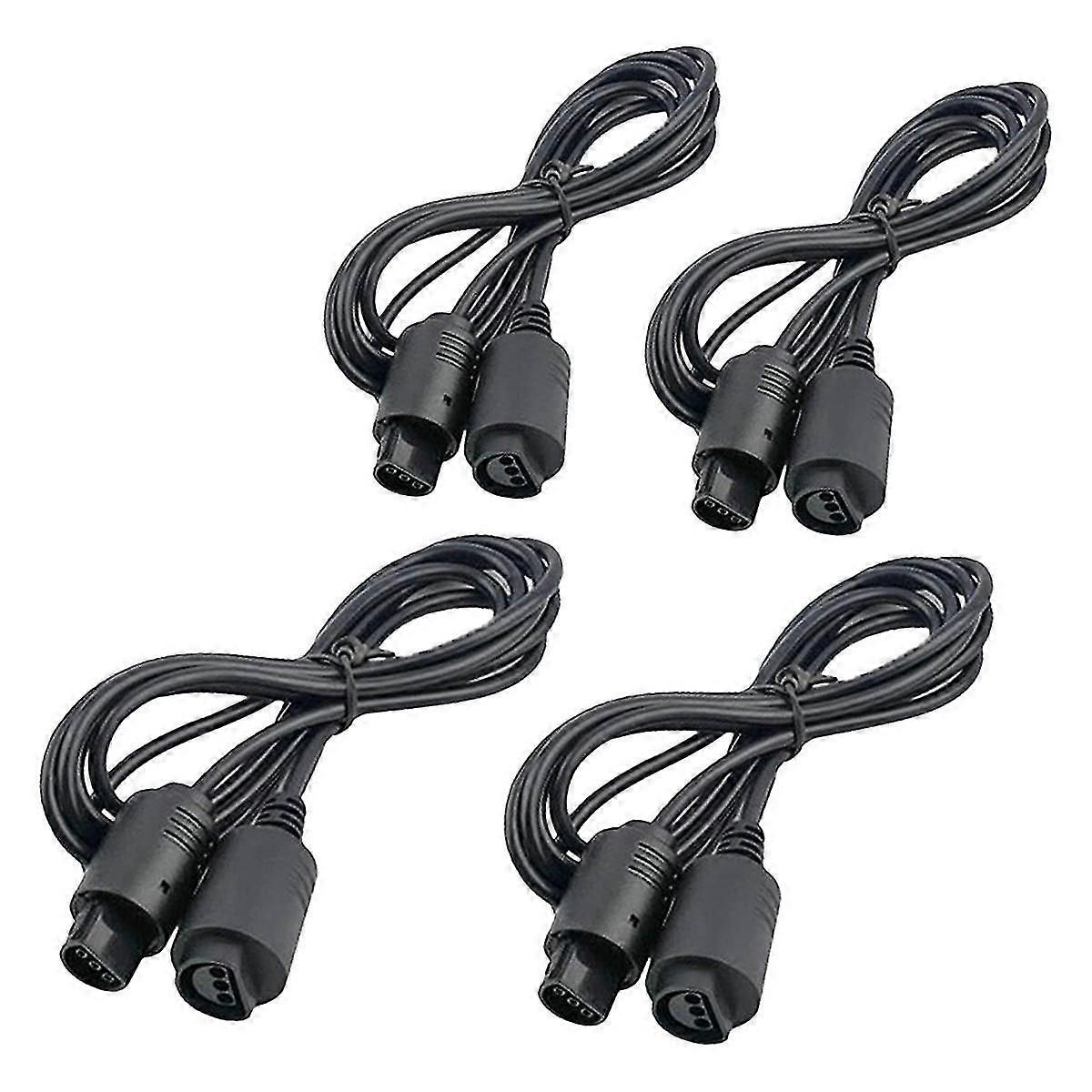 4 Pack 6Ft N64 Controller Extension Cable Cord for 64 N64 Controller