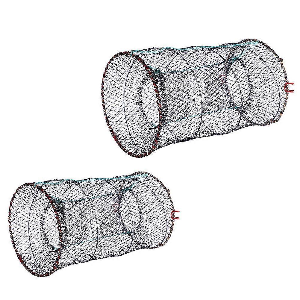 2Pcs Professional Crawfish Traps Multi-function Lobster Traps Convenient Bait Traps