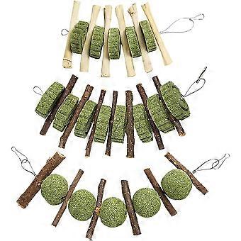 Hamster Branch Wooden Chew Toys for Kids Playing 3Pcs Teething Toys