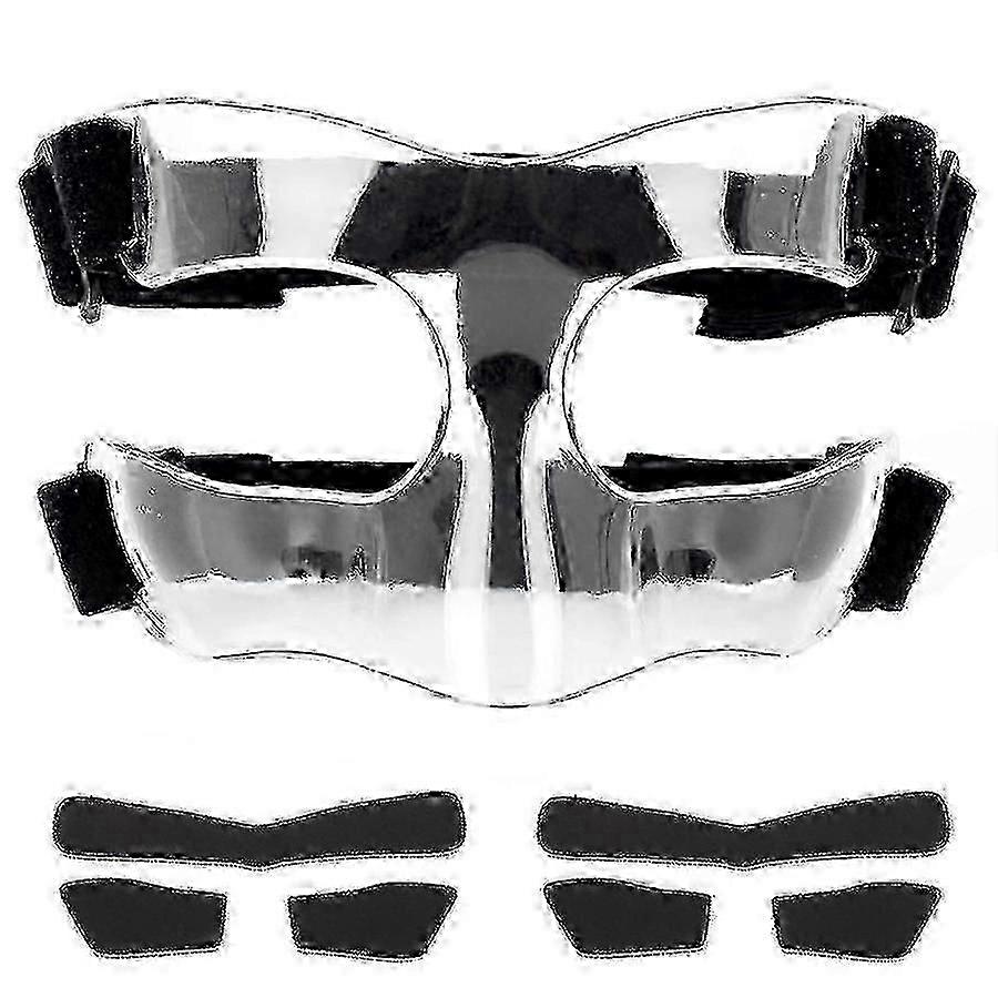 Professional Adjustable Face Guard Compatible with Sports Training Nose Protector with Padding