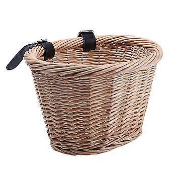 Voormand van rotan, emmer, elektrische auto voor kinderen, ovale mand