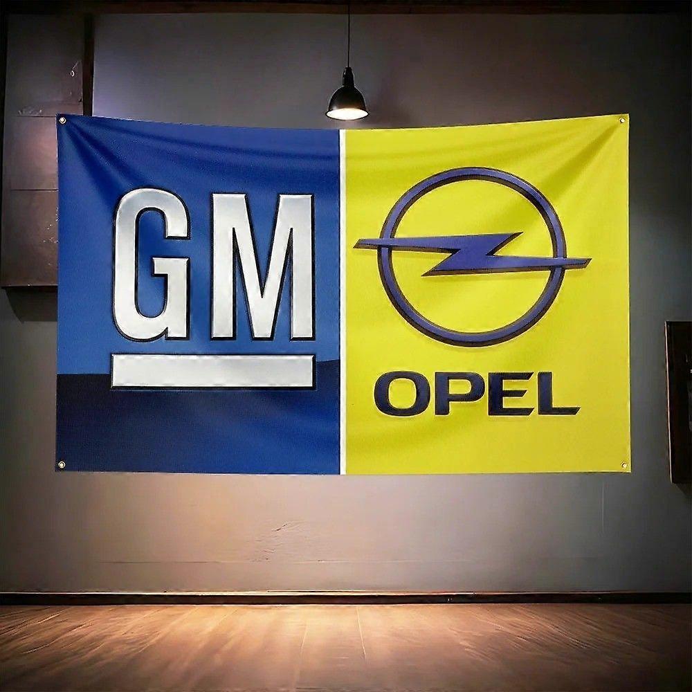 Opel bil bil flagbanner ED-0331