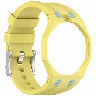 Boîtier PC 2-en-1 et kit bracelet en silicone pour Swatch X AP Royal Pop Pocket Watch Conversion Pro