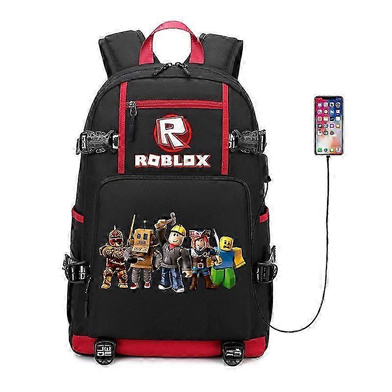 Roblox Large Capacity Backpack School Laptop Bag