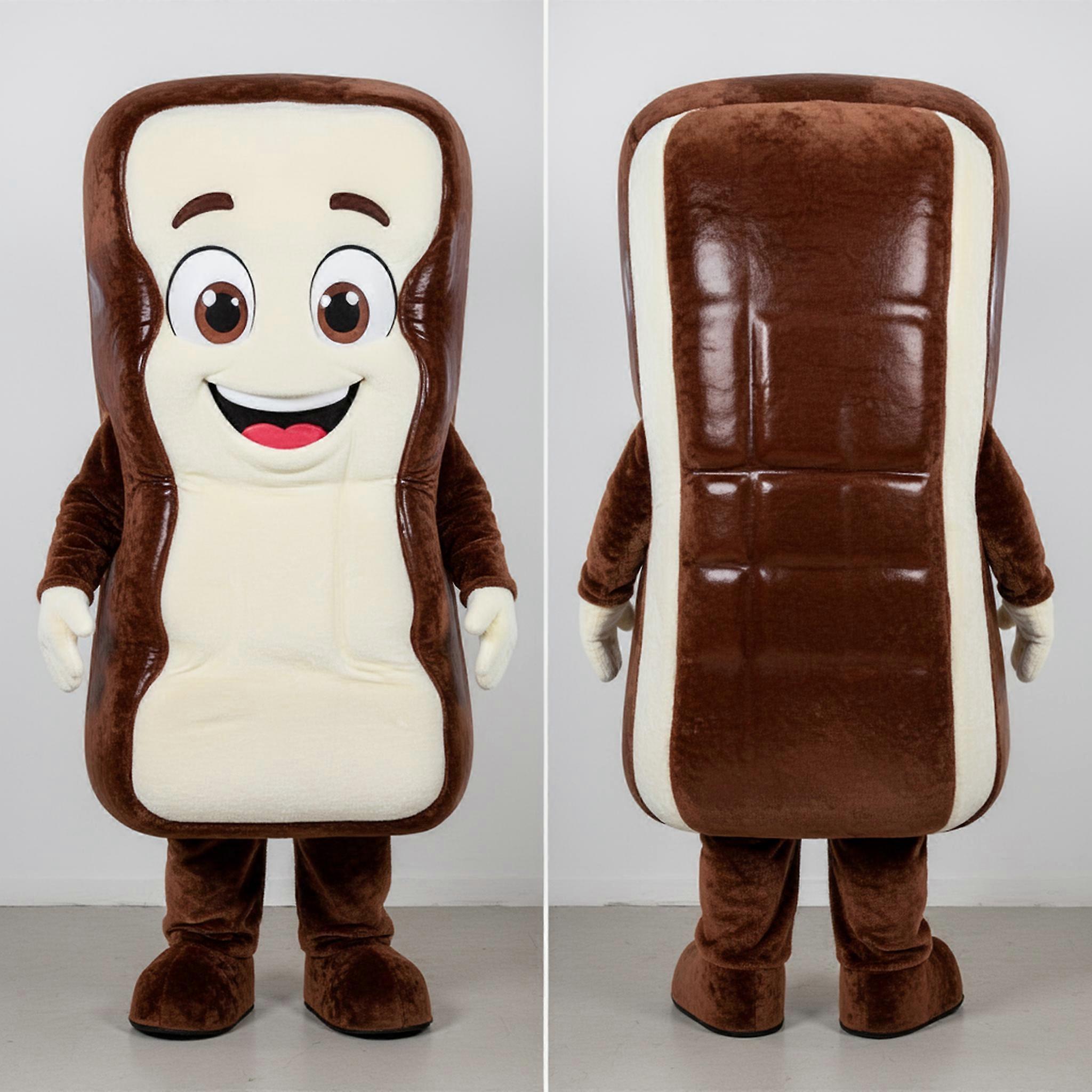 MASTICOT Chocolate Brown Wrapped Chocolate Bars Mascot