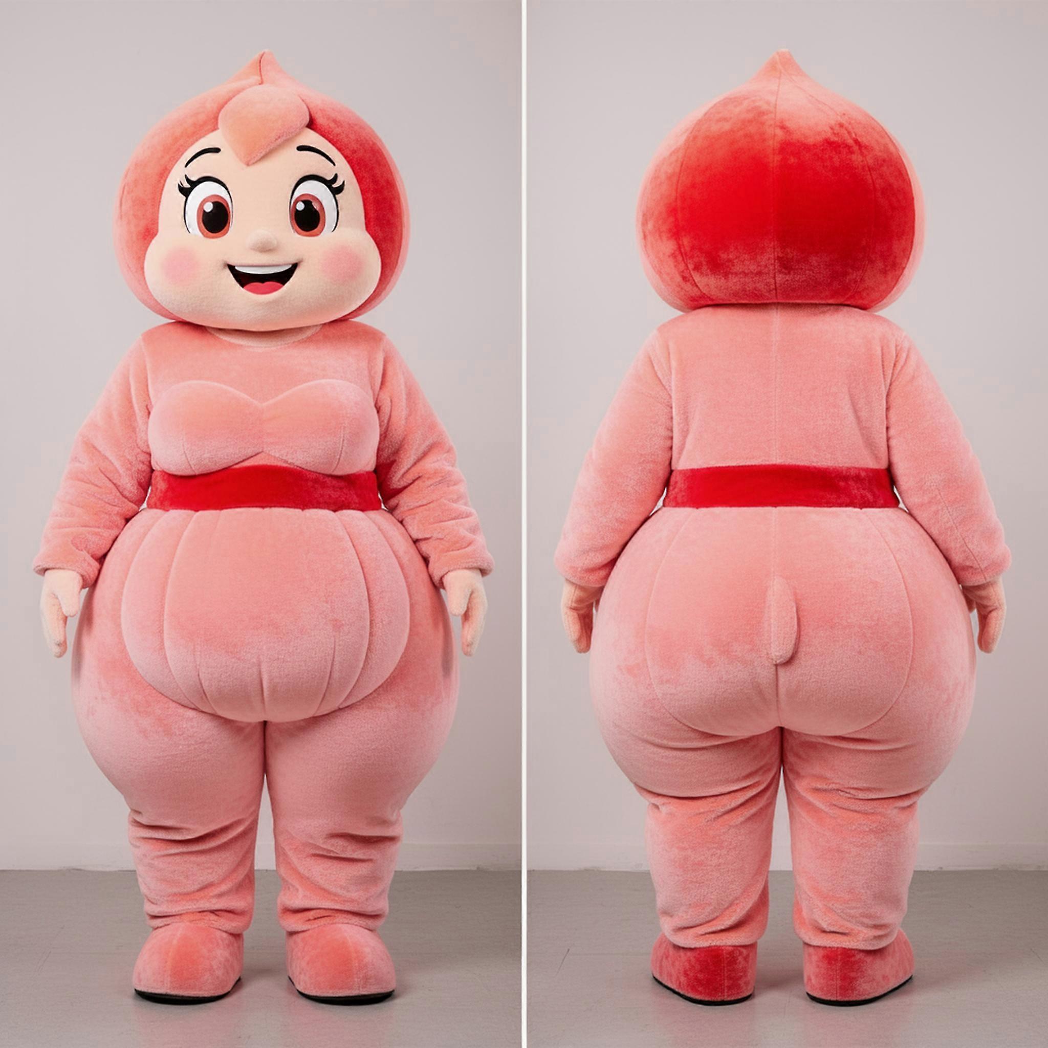 MASTICOT Peach Heart-Shaped Bracelet Mascot