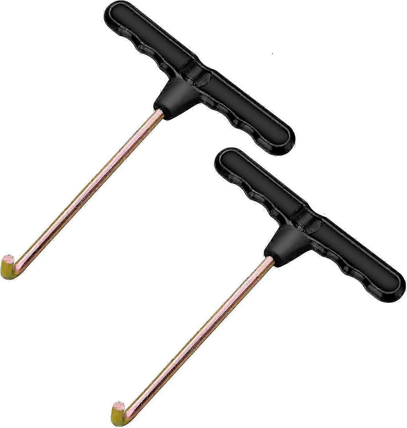 Trampoline Spring T-Hook 2 Pcs Hand Pulling Tool Trampoline Accessory