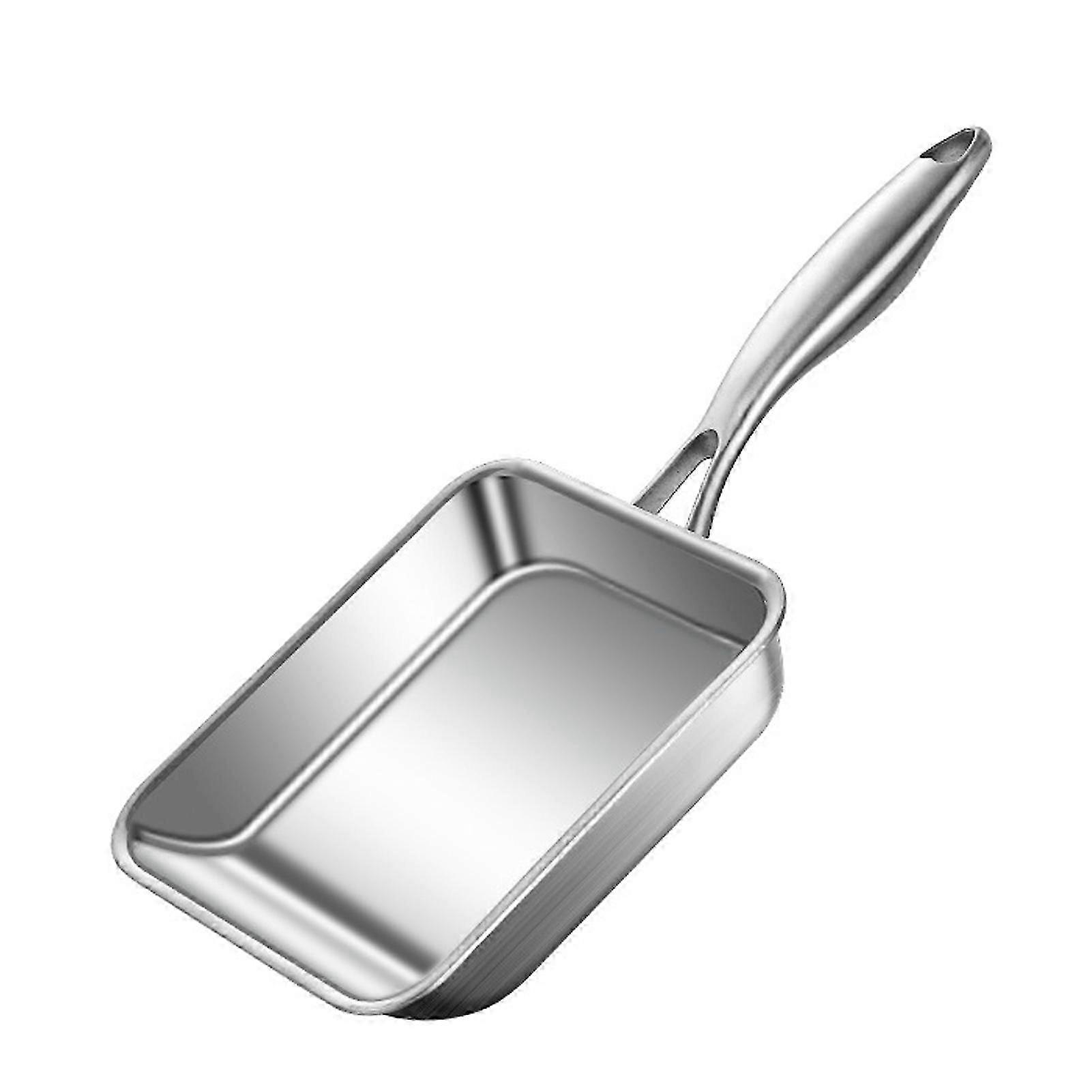 Mirror Polish Square Frying Pan 304