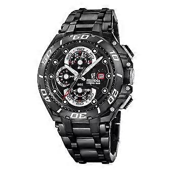 Festina Gents Chrono Bike Special Edition musta 46 mm ruostumattomasta teräksestä valmistettu urheilukello F20756-1