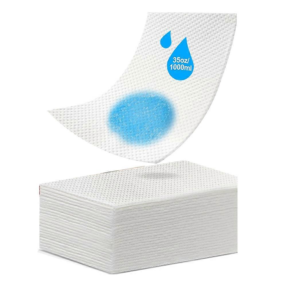200 Commode Absorbent Pads for Bedside Commode Liners, Disposable Commode Liners Pads with Absorbent Gel