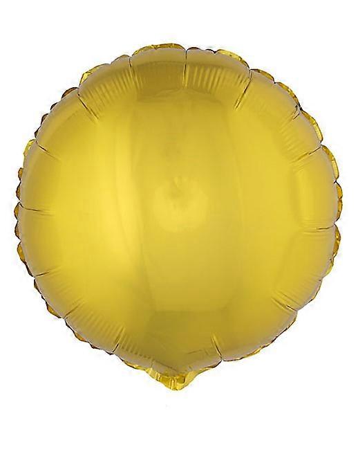 45 cm round gold foil balloon
