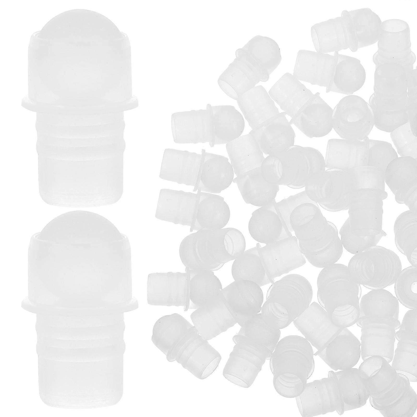 50Pcs Roller Balls for Essential Oil Perfume Bottles, Refillable Roller Bottle Inserts