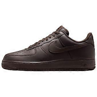 Nike Air Force 1 Leather Low top Skateboard Shoes Men's Dark Brown IH1698-200