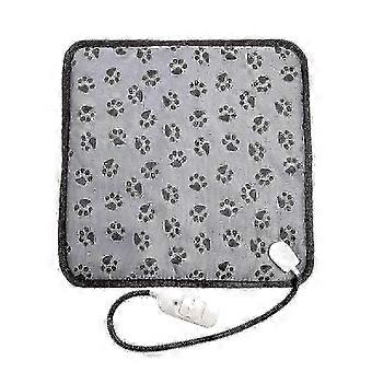 Pet Electric Heating Pad Waterproof 45x45cm Adjustable Temperature for Dogs and Cats with Steel Cord