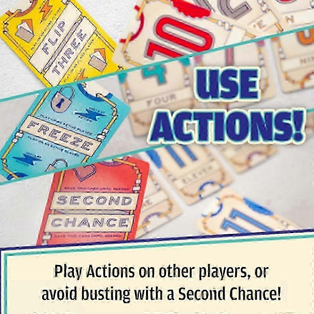 Flip 7 Multiplayer Risk Strategy Card Game