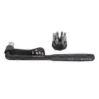 Set di chiavi a torsione per bici 1020Nm con punte esagonali Chiave a torsione ad alta precisione per la manutenzione della biciclettaYMQX)