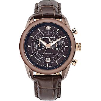 Philip watch seahorse Swiss Quartz Analog Man Watch with R8271996005 Cowskin Bracelet