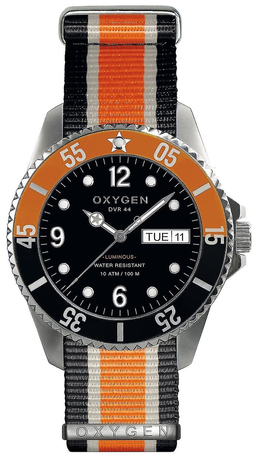Oxygen snooker 44 Quartz Analog Man Watch with Ex-D-SNK-44-NN-BLIVOR Nylon Bracelet