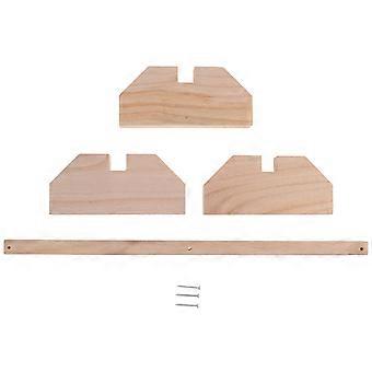 Perchoirs en bois pour poulets, conçus pour les animaux de compagnie, ensemble de 3 pièces, durables.