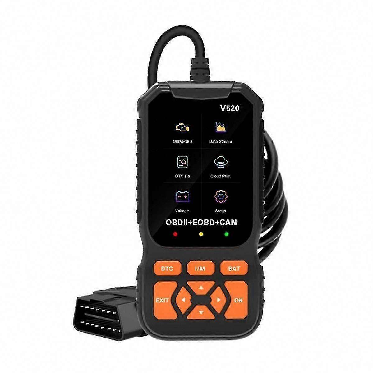 Professional OBD2 Scanner - Live Data & Code Reader for Check Engine Light - OBDII Diagnostic Tool for Mechanics