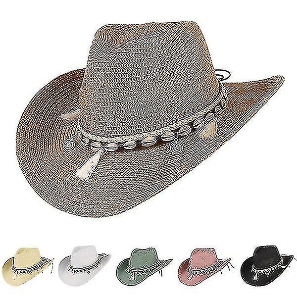 Hat Straw Hat For Western Cowboy Hat Trendy Sun Hat Beach Cap